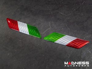 Alfa Romeo 4C Badges - Carbon Fiber - Italian Theme